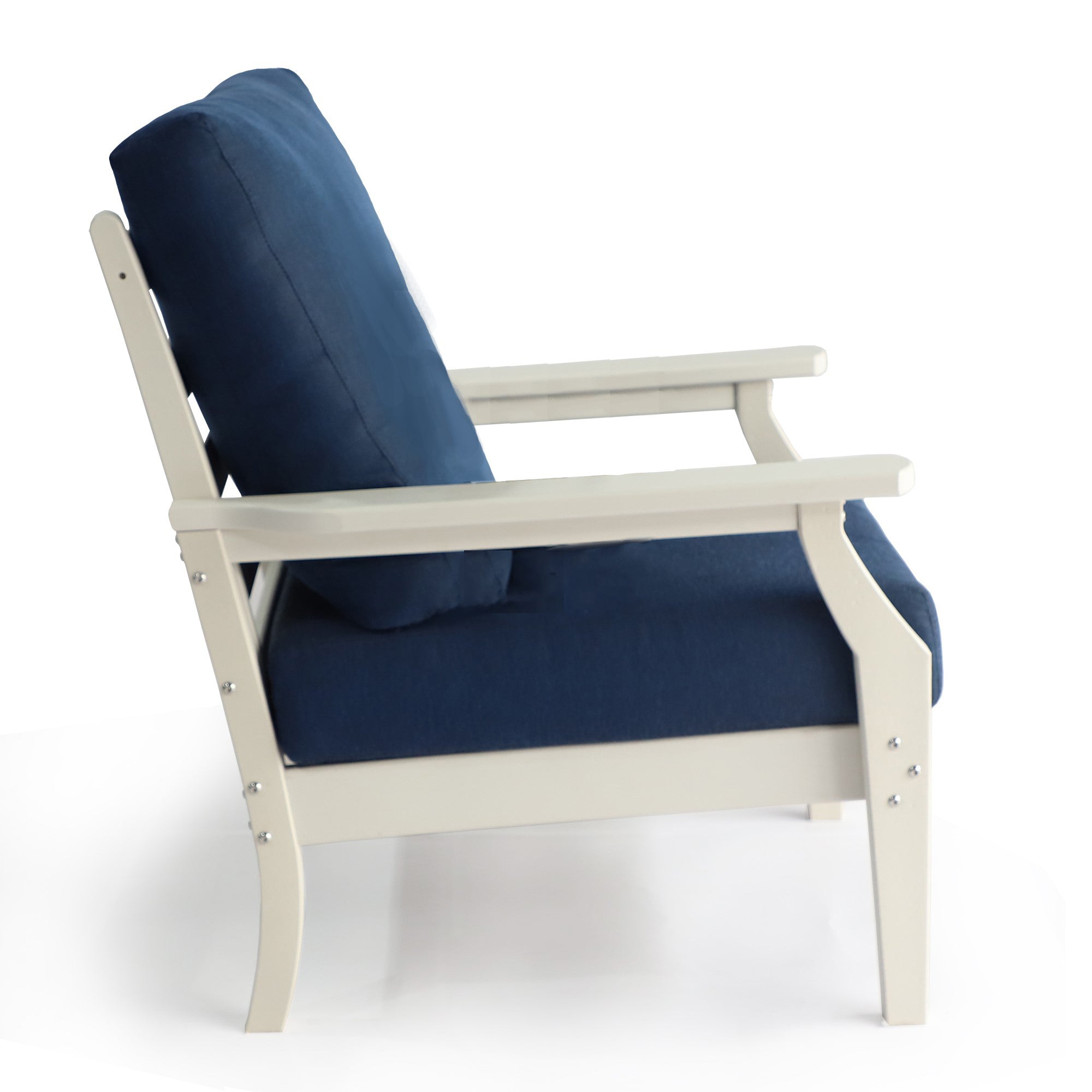 LuXeo Aspen 3PC Set Deep Seating Chair with End Table