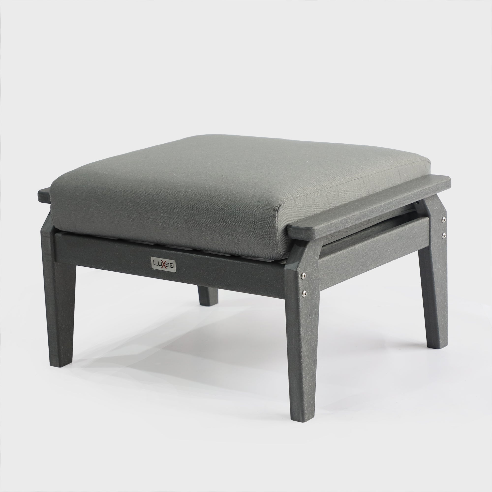 LuXeo Aspen 5PC Deep Seating Chair with Ottoman and End Table