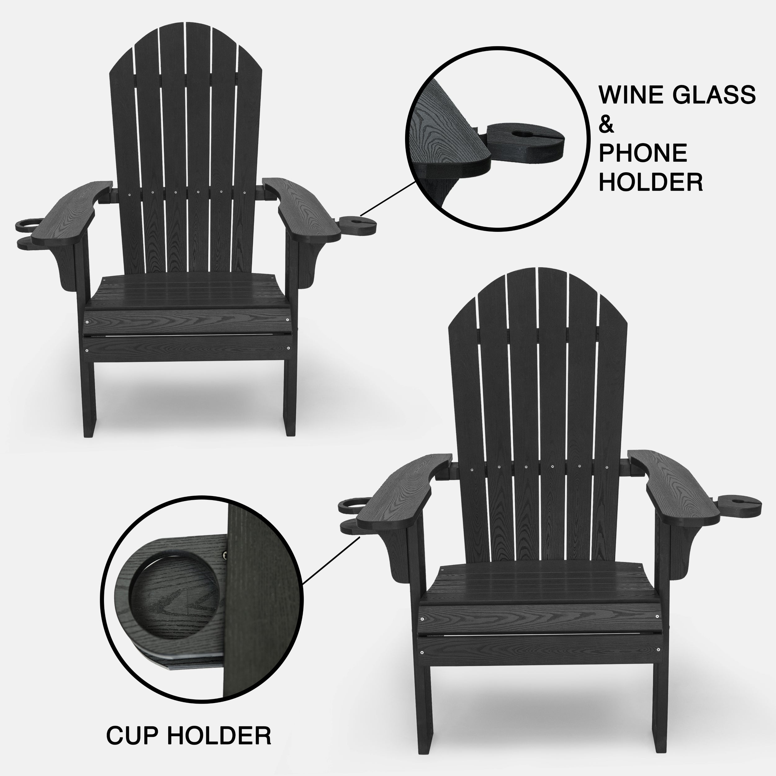 Westwood All Weather Outdoor Patio Adirondack Chair