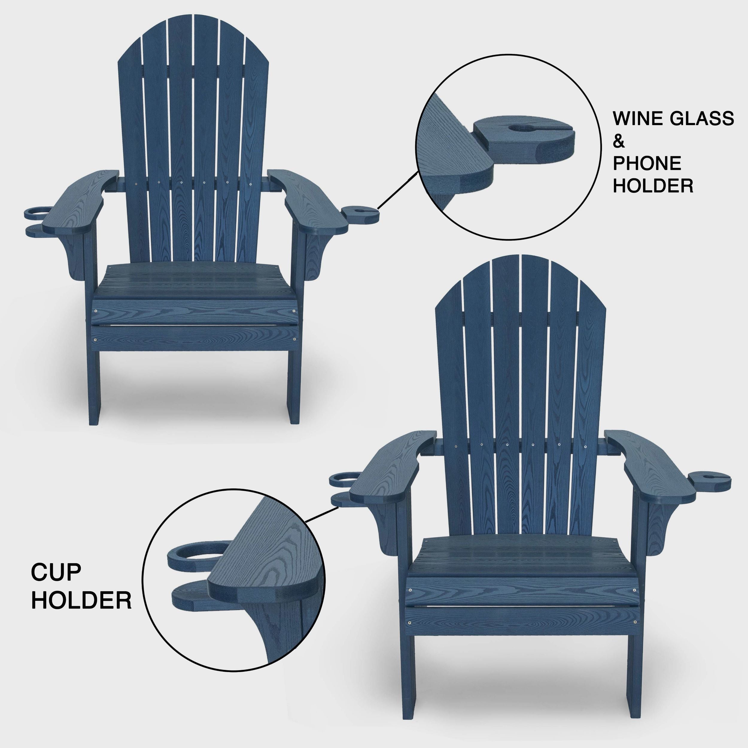 Westwood All Weather Outdoor Patio Adirondack Chair