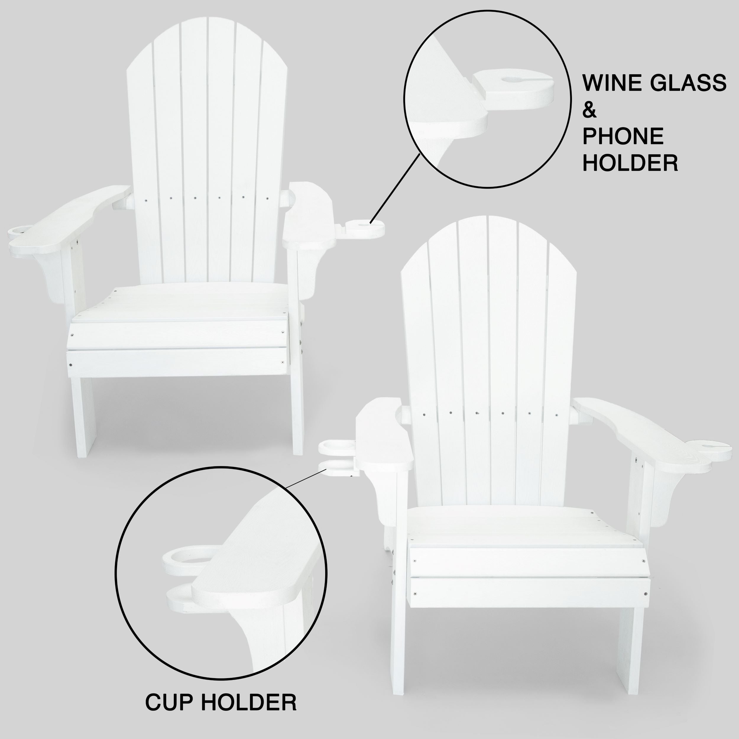 Westwood All Weather Outdoor Patio Adirondack Chair