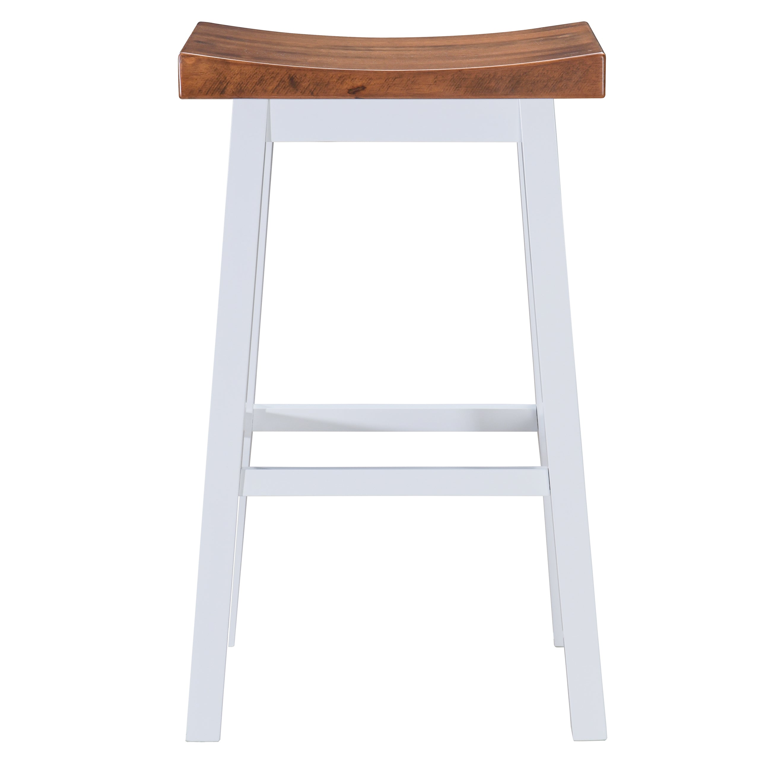 Lakewood Solid Wood Saddle Barstool