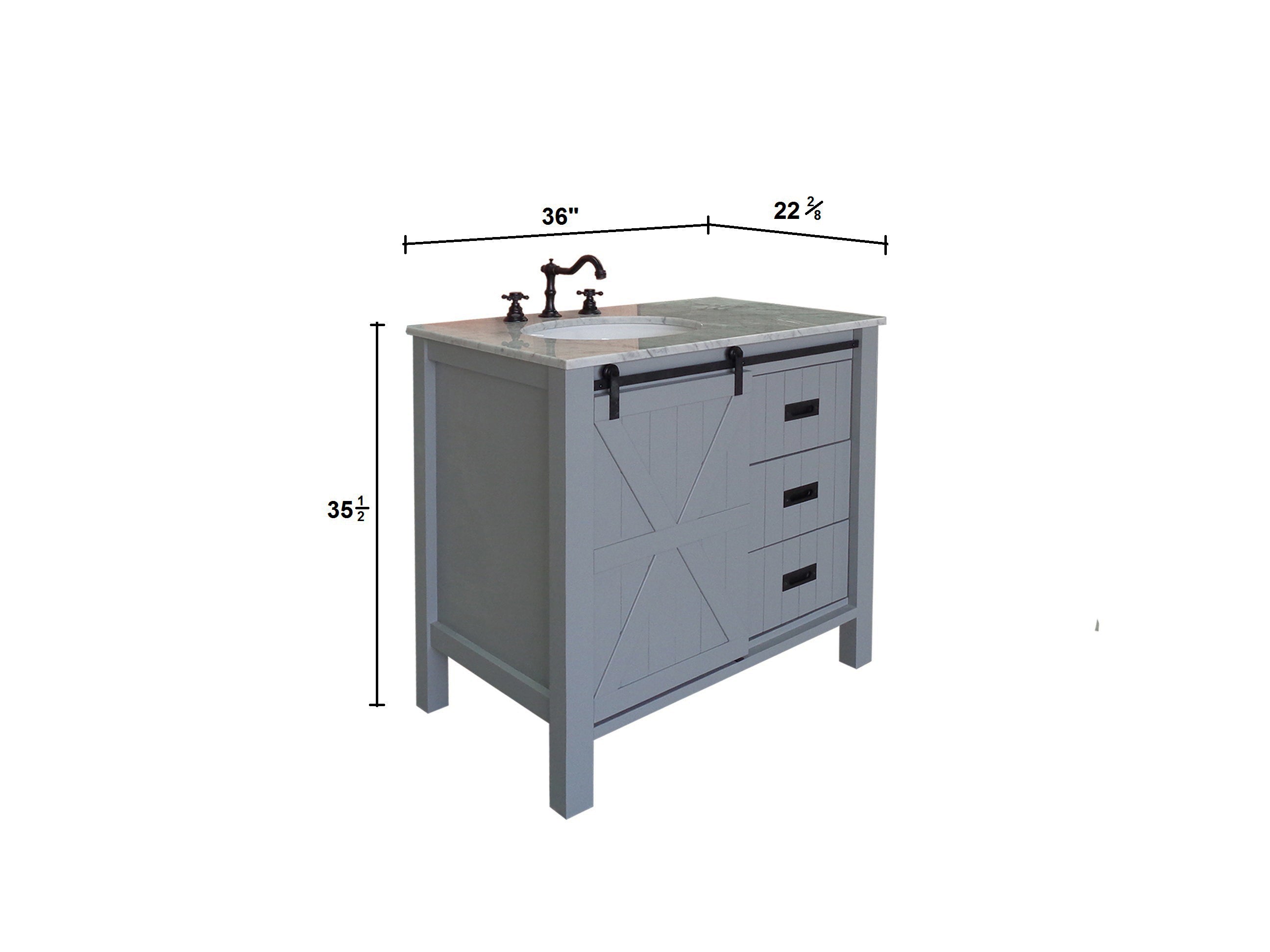 Grade A Carrara White Marble Counter Top